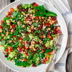 Mediterranean Three Bean Salad