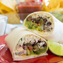 Veggie Fajita Burritos