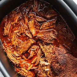 Crockpot London Broil With Balsamic Gravy