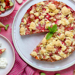 Rhabarberkuchen Mit Streusel