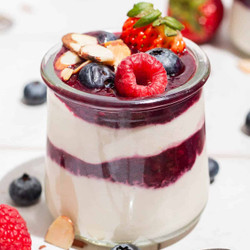 Lemon Cheesecake Yogurt Parfaits