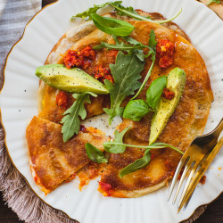 Spicy Vegan Breakfast Quesadillas