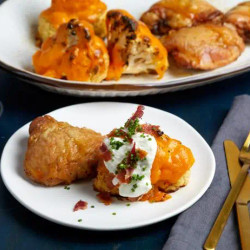 Keto Sheet Pan Chicken And Loaded Cauliflower