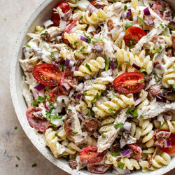 Chicken Ranch Pasta Salad