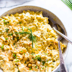 Quick Deviled Egg Salad (no Potatoes Or Pasta!)