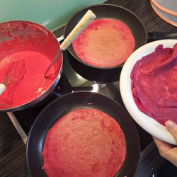 Rote Bete Tortillas mit tapioka