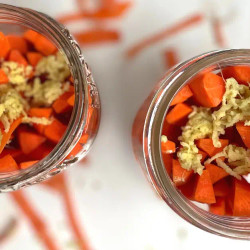 Fermented Ginger Spiced Carrots