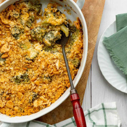Mom's Famous Broccoli And Cheese Casserole