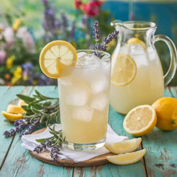 Coconut Lavender Lemonade Mocktail Recipe