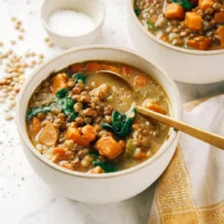 Easy Sweet Potato Lentil Soup