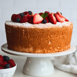 Sourdough Angel Food Cake