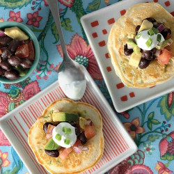 Corn And Scallion Sourdough Pancakes