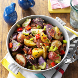 Red, White &amp; Blue Potato Salad