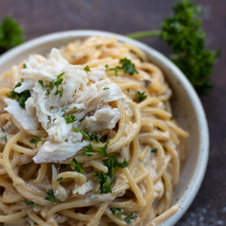Cajun Crab Pasta Alfredo Recipe