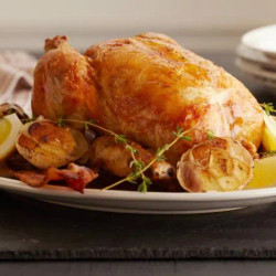 Lemon And Garlic Roast Chicken