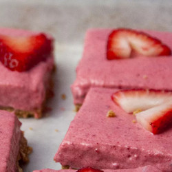 Strawberry Mousse Bars