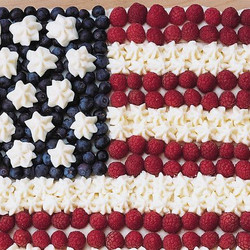 Flag Sheet Cake by Martha Stewart
