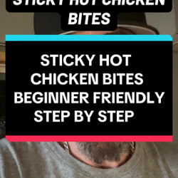 Easy Sticky Hot Chicken Bites