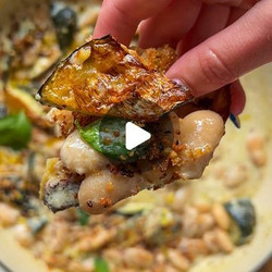 Creamy Zucchini And Butterbean Bowl