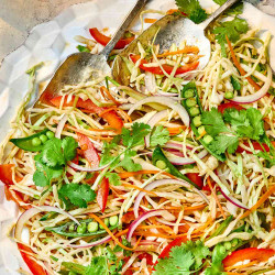 Asian-inspired Cabbage Slaw
