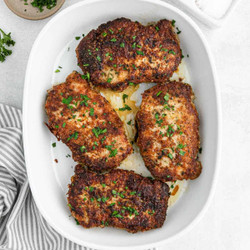 Parmesan Crusted Pork Chops