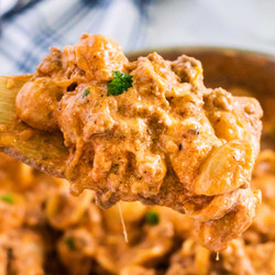 Creamy Beef And Shells