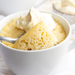 Keto Vanilla Mug Cake