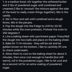Single Serve Snowball Cookie