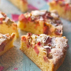 Quick Rhubarb Cake