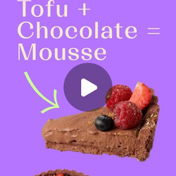 Silken Tofu Chocolate Mousse