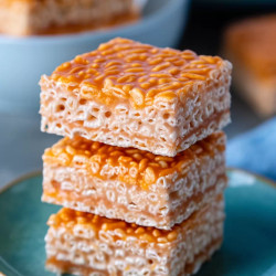 Sweet Dulce De Leche Rice Krispie Treats