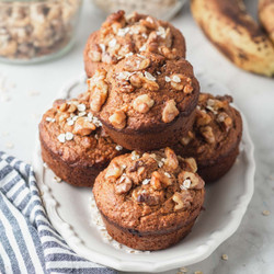 Banana Oat Lactation Muffins