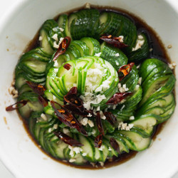 Asian Spicy Cucumber Salad - Suo Yi Cucumber