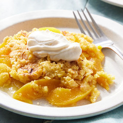 Peach Dump Cake
