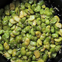 Fresh Fava Beans With Butter And Garlic