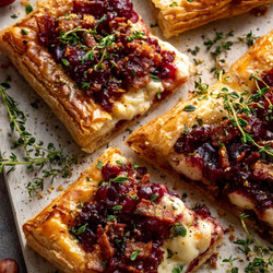 Cranberry Brie Tart