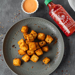 Spicy Air Fryer Tofu Nuggets