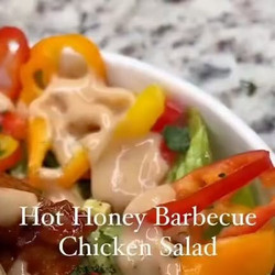 Hot Honey Bbq Chicken Salad