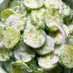 Creamy Cucumber Salad