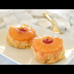 Individual Pineapple Upside Down Cake
