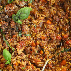 Orzo Bolognese {one Pot}