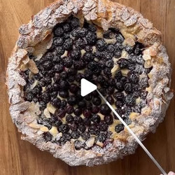 Blueberry Cheesecake Fillo Galette