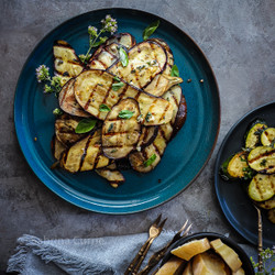 Easy Grilled Italian Eggplant Antipasto