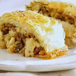 Rosemary Mushroom, Tofu, And Pine Nut Strudel