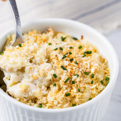 Gourmet Mac And Cheese With Gorgonzola And Pancetta