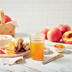 Low Sugar Peach Jam