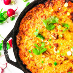 Chicken In Mole Sauce With Crispy Corn Crust