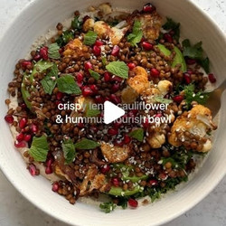 Crispy Lentil Bowl