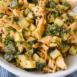 4-ingredient Chili Crisp Chicken Salad