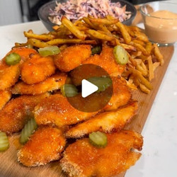 Crispy Baked Hot Honey Chicken